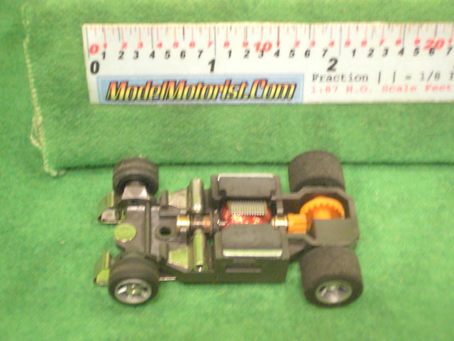 Top view of Aurora AFX Super G-Plus Slot Car Chassis