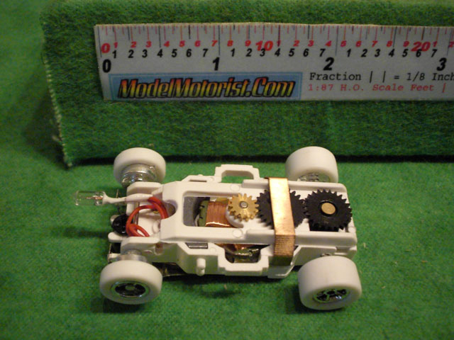 Top view of Auto World iWheels Flame-Thrower