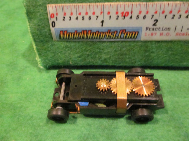 Top view of Dash T 2.0 HO Slot Car Chassis