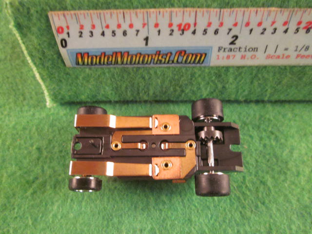 Bottom view of Dash T 2.0 Stock SS HO Slot Car Chassis