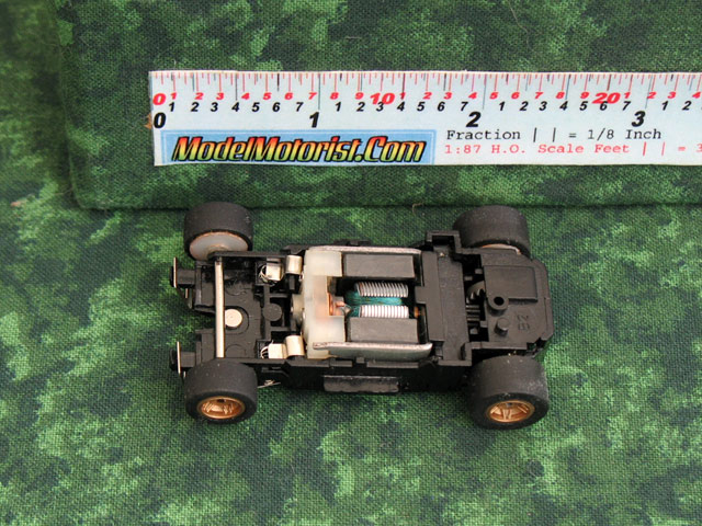 Top view of Marchon 92 MR1 Racing HO Slot Car Chassis