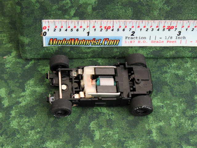 Top view of MicroScalextric MR 1 Racing HO Slot Car Chassis