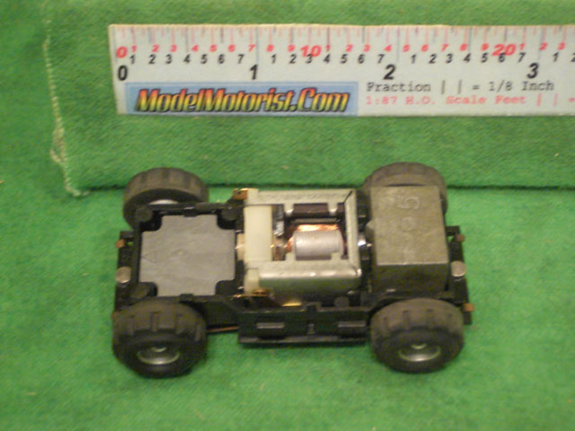 Top view of Tyco US1 Electric Trucking Stompers Chassis