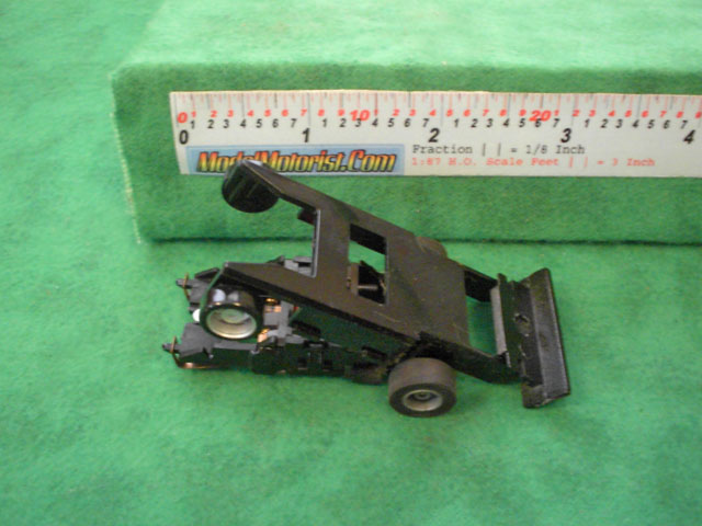 Top view of Tyco Wheelie 440 HO Slot Car Chassis