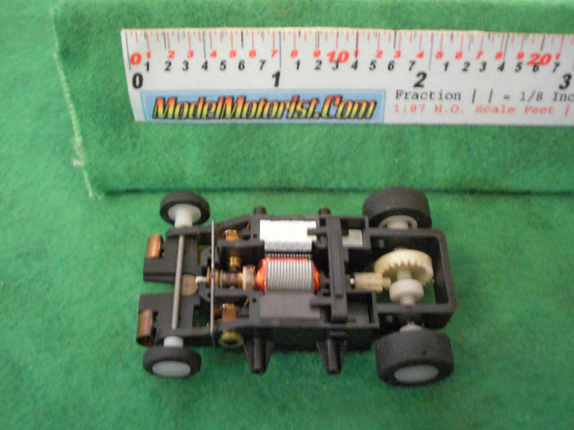 Top view of Wizzard Patriot 2 HO Slot Car Chassis