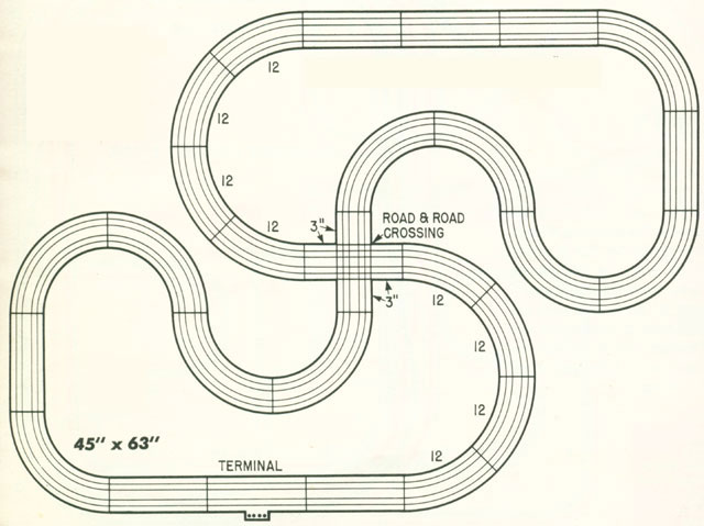 Intersection Track HO Layout 4