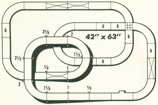 Intersection Track HO Layout 5
