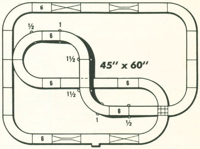 Intersection Track HO Layout 8