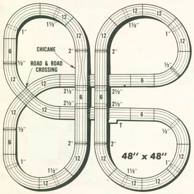 Intersection Track HO Layout 18