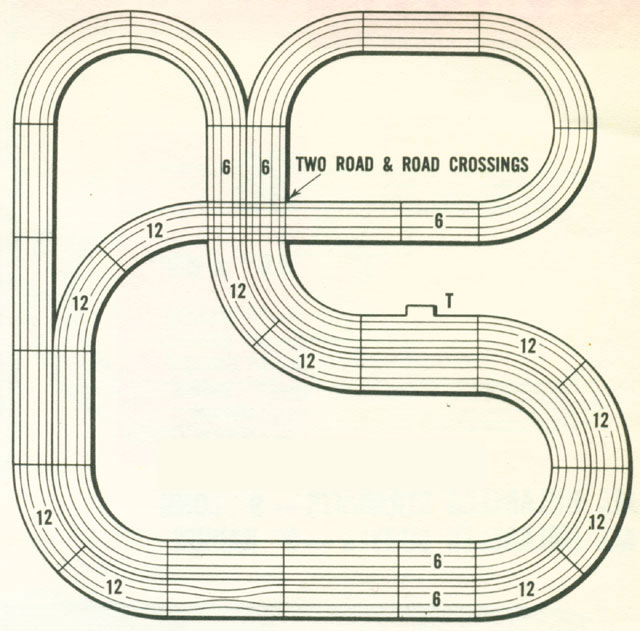 Intersection Track HO Layout 21
