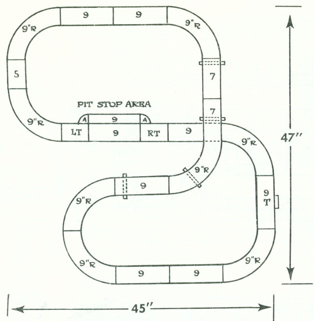 Service Road Turn Off Track HO Layout 2